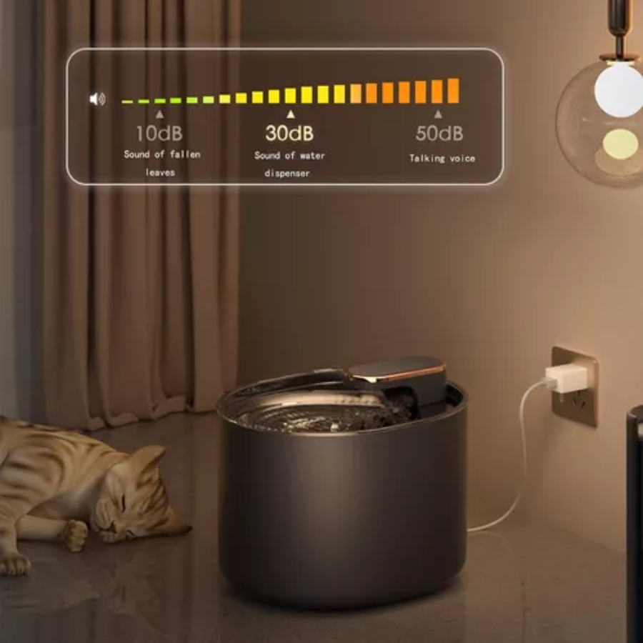 Miniatura 3 de Fuente De Agua Bebedero Mascotas Luz Led